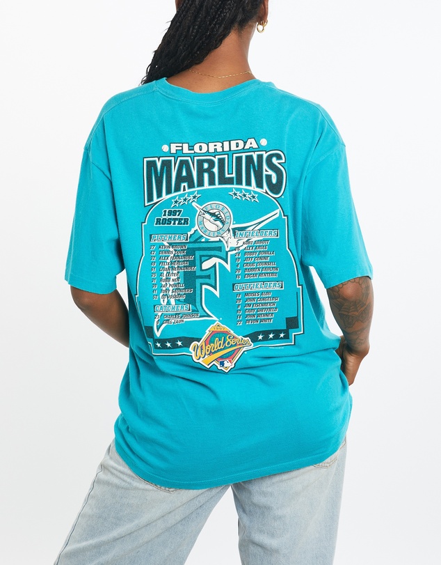 Vintage by The Real Deal - Pre Loved - Vintage 1997 MLB Florida Marlins Tee