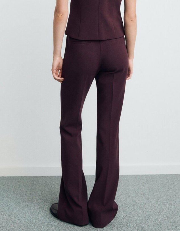 M.N.G - Mid-Rise Flare Trousers
