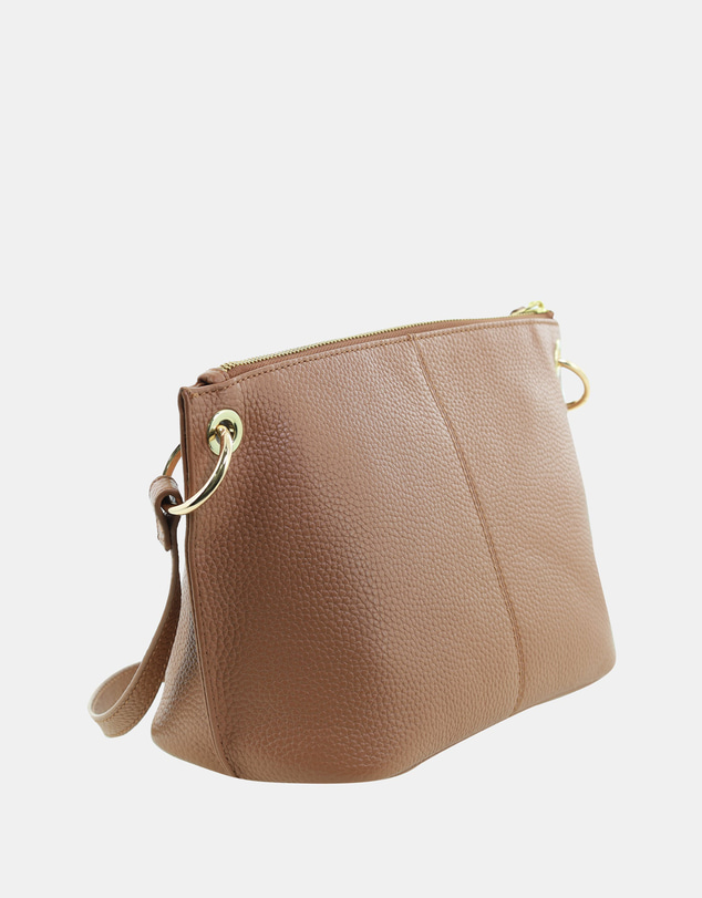 Pierre Cardin - Pierre Cardin Genuine Leather Crossbody Bag