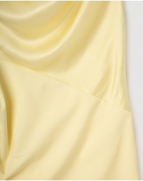 Revibe - Repaired Shona Joy Dillon Contrast Draped Maxi Dress - AU 14