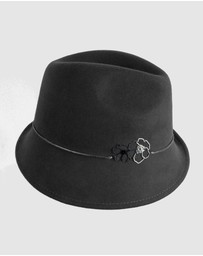 Max Alexander - Felt Black Trilby Hat