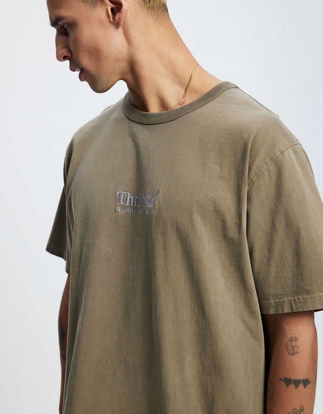 Thrills - Workwear Embroidered Merch Fit Tee
