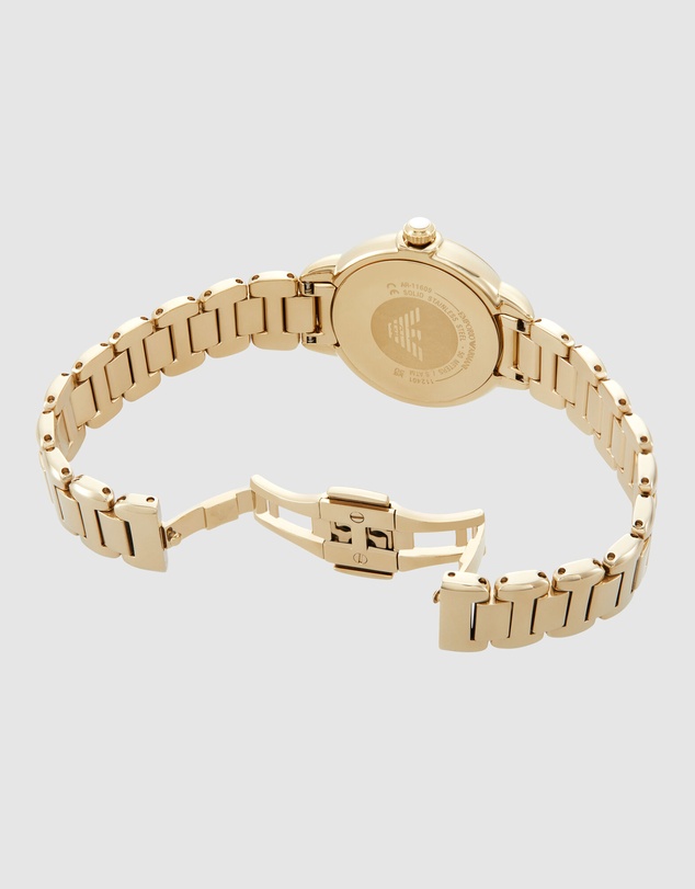 Emporio Armani - Gold Analogue Watch