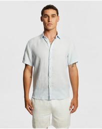 yd. - Lewis Pure Linen Shirt