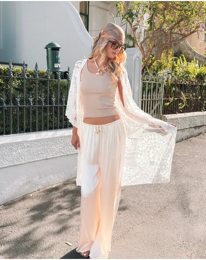 Esther & Co - Selandra Pants - Cream