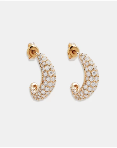 By Charlotte - Crystal Wave Hoops