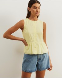 Atmos&Here - Tilly Peplum Shift Top