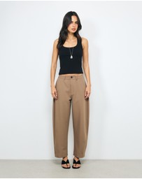AERE - Brody Tailored Barrel Leg Pants