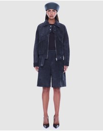 ENA PELLY - Emma Utility Suede Jacket