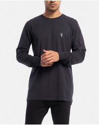 Counter Culture - Cypher Embroidery Long Sleeve Tee