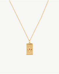 Zahar - July Birthstone Necklace