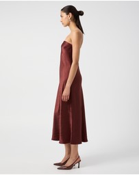 Third Form - Crush Bias Strapless Dress