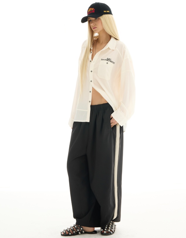 THE TALES - The Tales Harajuku Black Track Pant