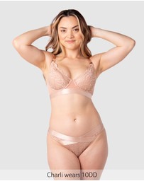 Hotmilk Maternity Lingerie - Warrior 2.0 Plunge Nursing Bra - Flexiwire