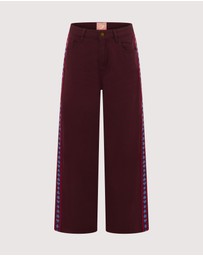 SMWR. by The Somewhere Co - Royal Match Wide Leg Pant