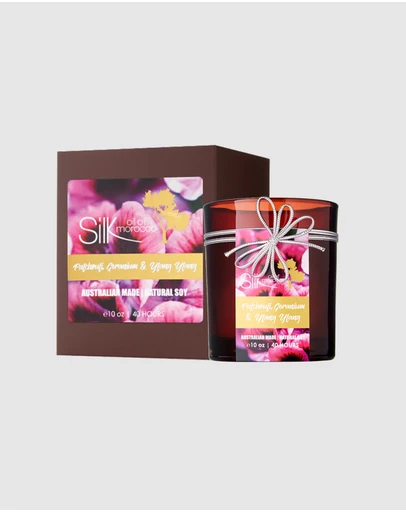 Silk Oil of Morocco - Patchouli, Geranium & Ylang Ylang Natural Soy Candle