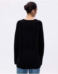Minima Esenciales - Emi Oversized Wool Cashmere Blend Knit