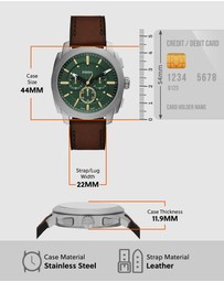 Fossil - Machine Brown Chronograph Watch