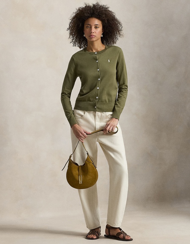 Polo Ralph Lauren - Stretch Cotton-Blend Crewneck Cardigan