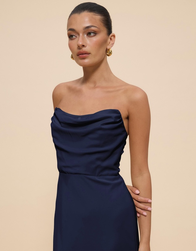 Revibe - Repaired CHANCERY Jada Strapless Corset Maxi Dress - AU 8