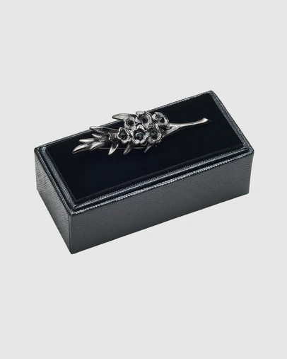 Politix - Ryan Crystal Floral Brooch