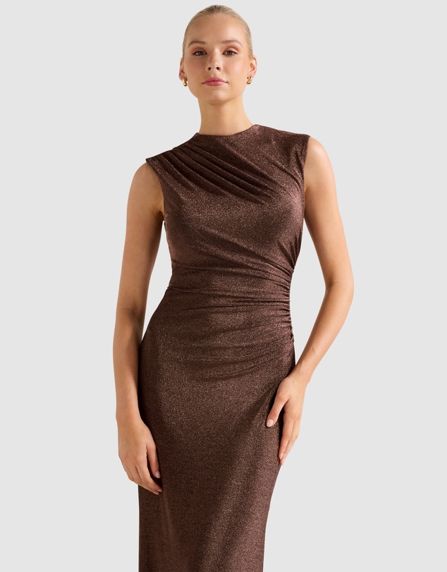 Forever New - Kristy Metallic Maxi Dress