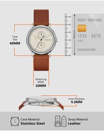 Skagen - Signatur Brown Analogue Watch