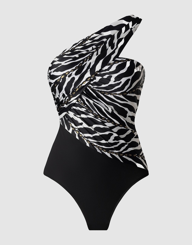 Magicsuit - Sand Tracks Goddess One Shoulder Tummy Control Swimsuit