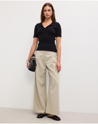 The Fated - Miles Collared Knit Top