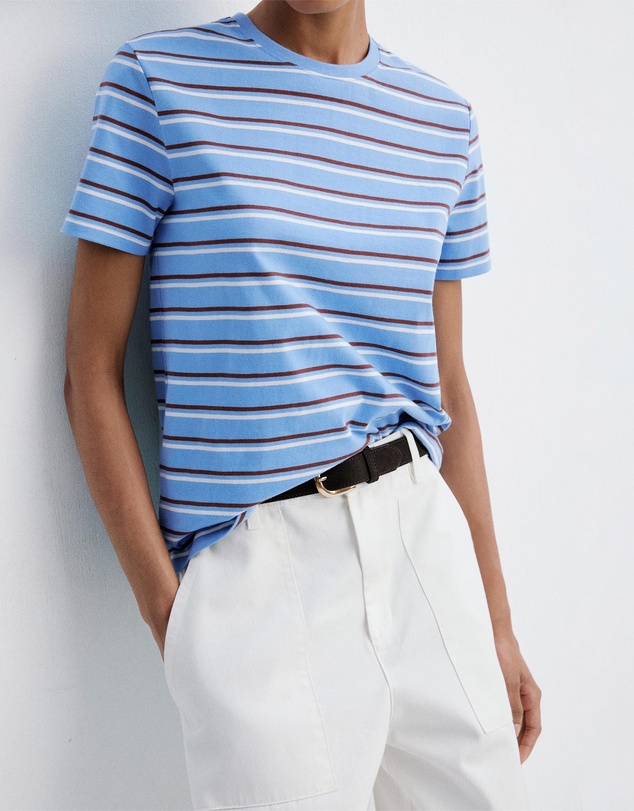 M.N.G - Striped Cotton T-Shirt