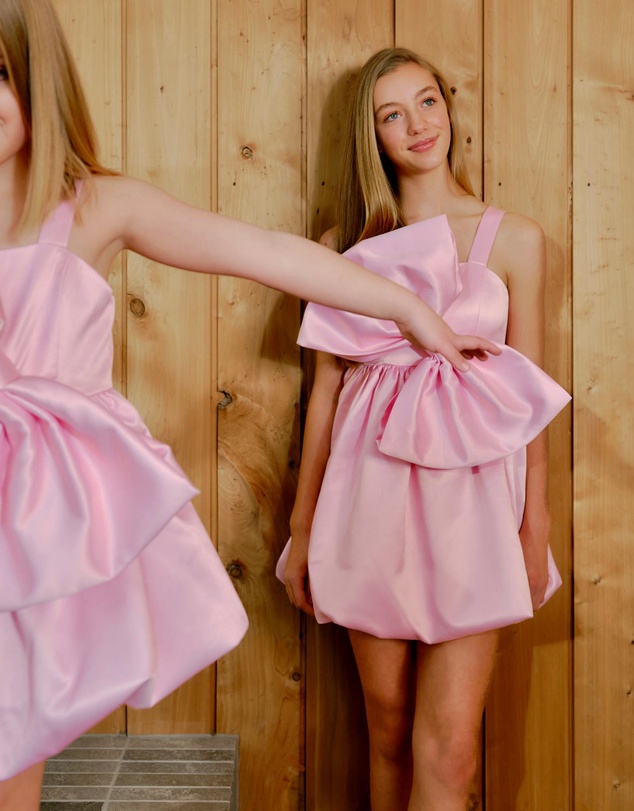 Bardot Junior - Rae Bubble Mini Dress - Kids-Teens