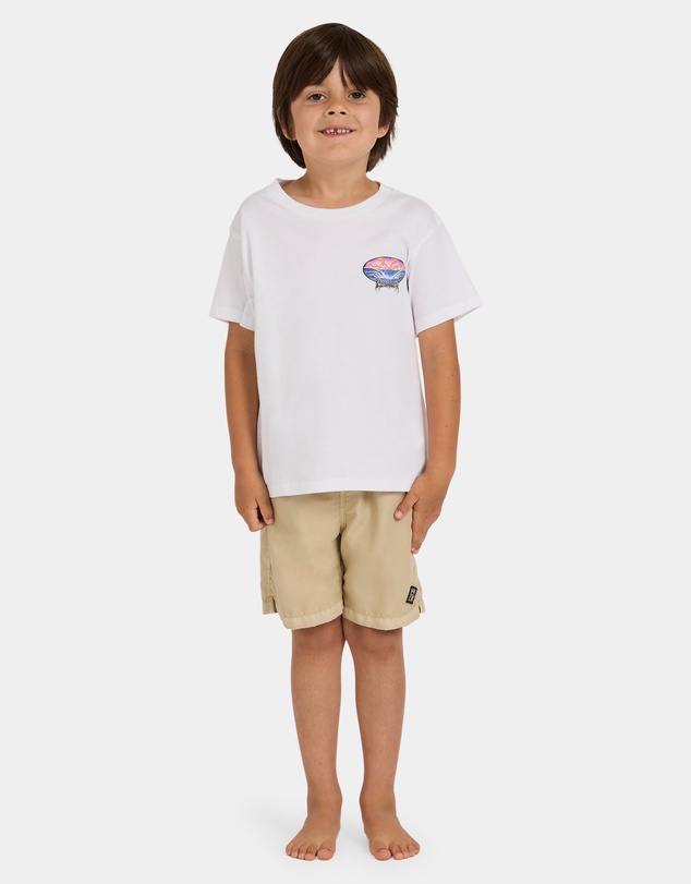 Billabong - Boys 0 to 7 Groms Quadtriple T-Shirt