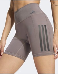 adidas Performance - Optime Workout 3-Stripes Short Leggings Womens
