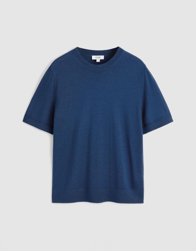 COS - Merino Wool Knitted T-Shirt