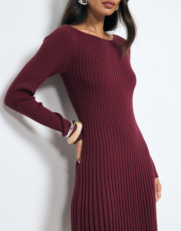 AERE - Leni Organic Cotton Knit Mini Dress