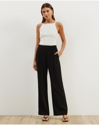 Atmos&Here - Erin Tie Pleated Pants