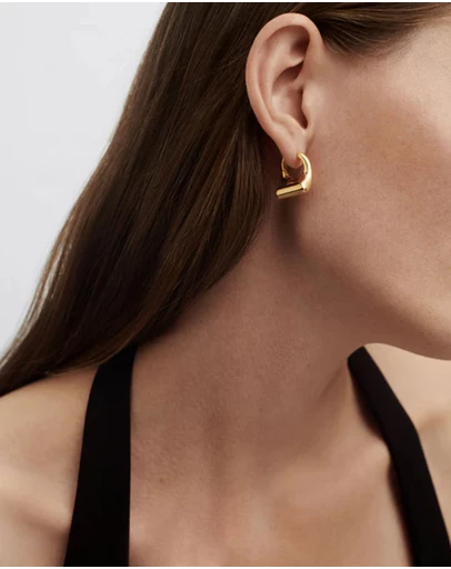 PDPAOLA - Ibiza Medium Hoop Earrings