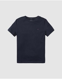 Tommy Hilfiger - Basic Crew Neck Short Sleeve Knit Tee - Teens