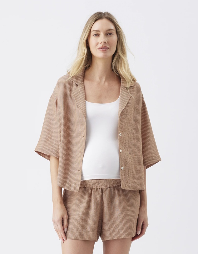 Ripe Maternity - Paige Stripe Shirt