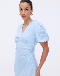 Minima Esenciales - Amaya Puff Sleeve Maxi Dress