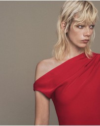 M.N.G - A-Line Dress With Asymmetrical Neckline
