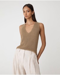 Forcast - Jillian Lyocell Blend Tank