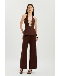 Bardot - Geordy Hipster Linen Pant