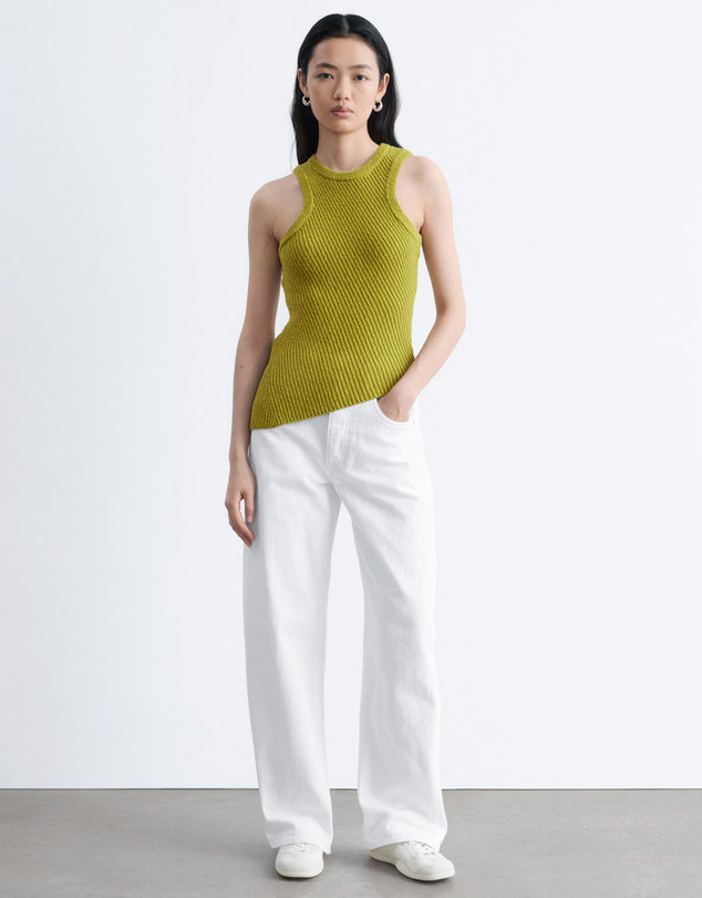 & Other Stories - Asymmetric Rib-Knit Tank