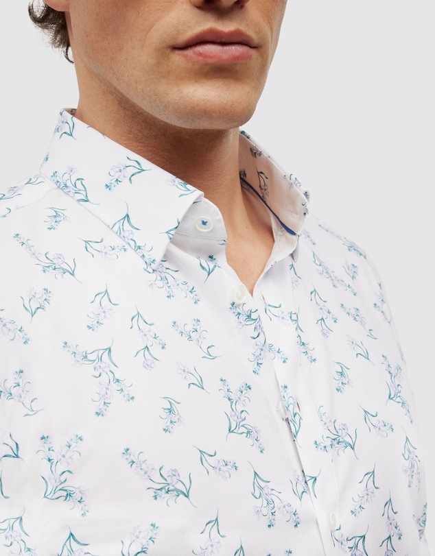 Politix - Javier Bouquet Floral Long Sleeve Printed Shirt