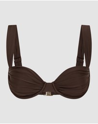 Vacay Swimwear - Rhodes Top Chocolate