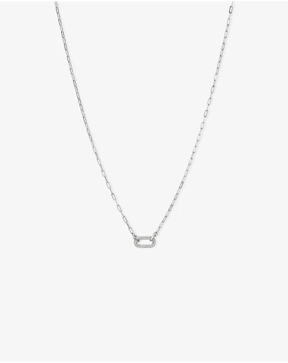 Michael Hill - Luxe Links Paperclip Necklace in Sterling Silver