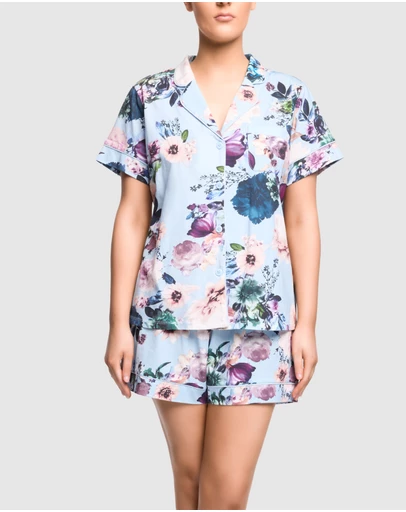 Sainted Sisters - Sadie Short Sleeve Cotton Pyjama Set