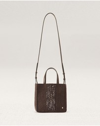 Helen Kaminski - Arleth Raffia Crochet Mini Tote