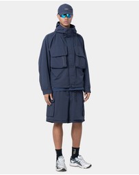 PYRA - CARGO SHELL JACKET- NAVY